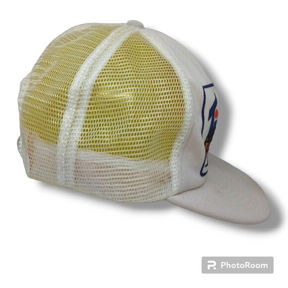 Vintage Darrell Waltrip #17 Tide Racing Puff Print Snapback Hat-Mesh-USA Made-80 - Picture 3 of 9